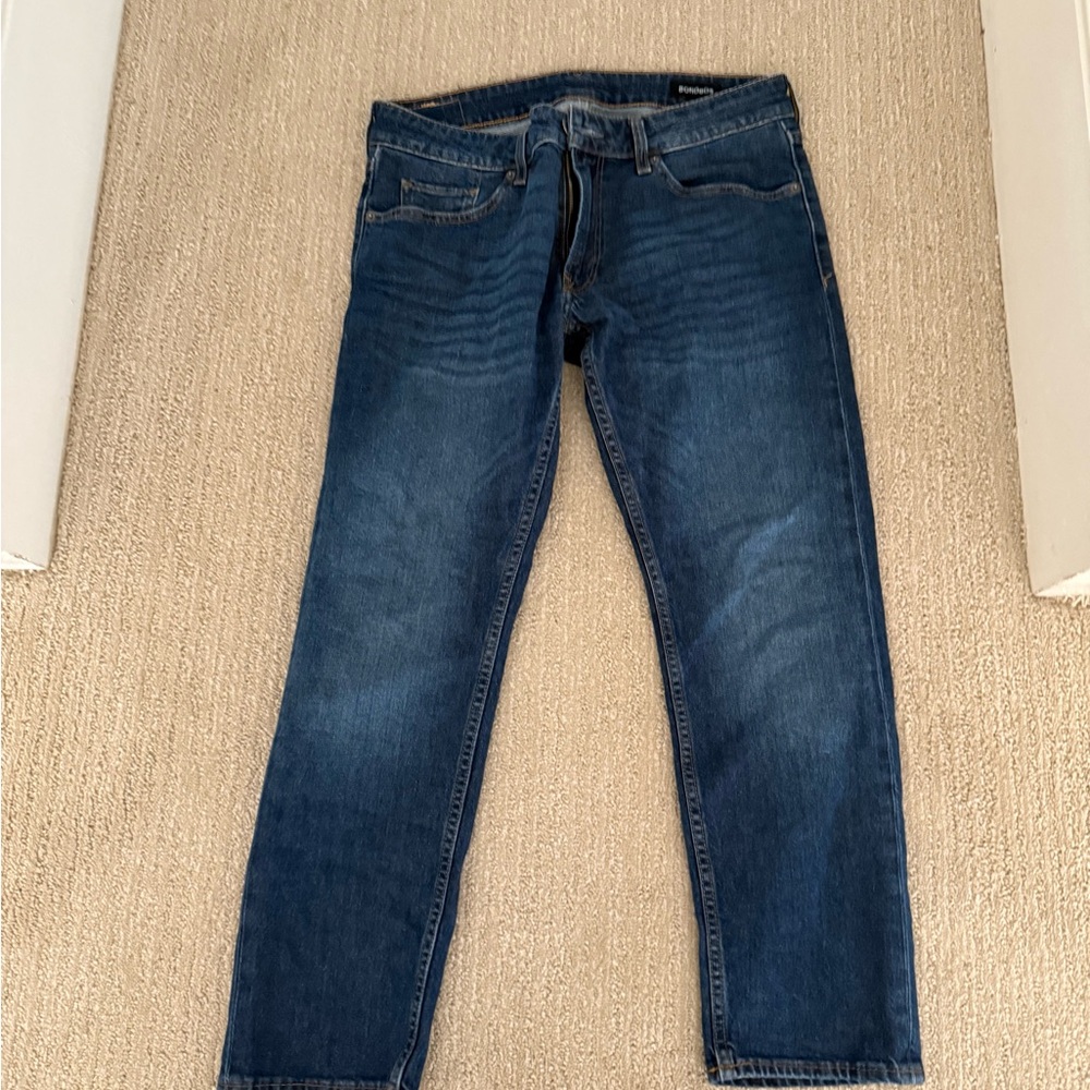 Bonobos Men’s Slim Blue Jeans with Natural Fade - 31x28